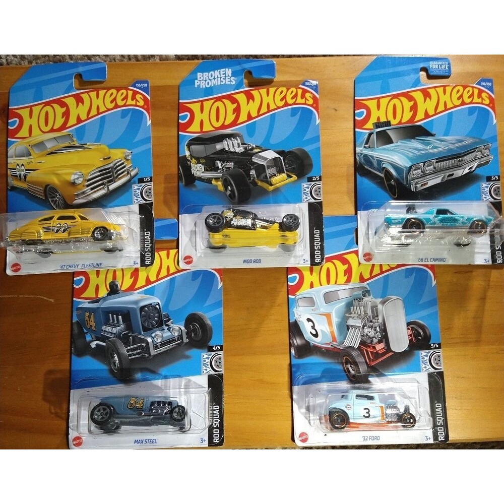 2021 Hot Wheels - Rod Squad Set of 5 - Picture 2 of 2